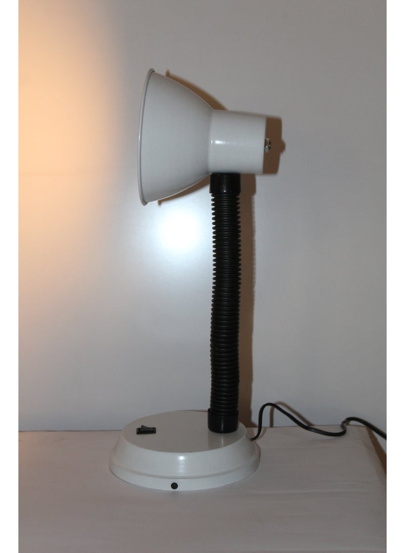 Table lamp with flexible arm moves 360 degree-white color - Image 3
